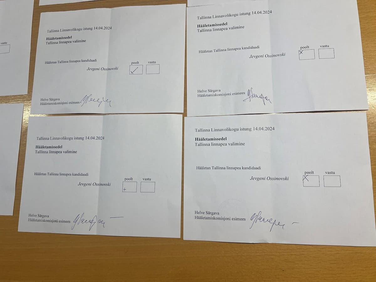 Ossinovski Tallinna linnapeaks valimine: farsiks kujunenud etendus